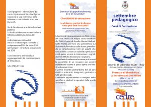 La violenza contro le donne: cosa può fare la scuola?