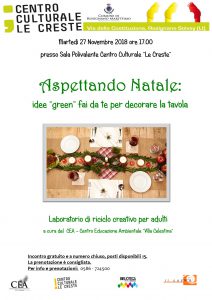 Aspettando Natale: idee "green" fai da te per decorare la tavola