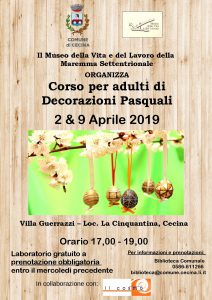 Corso per adulti di Decorazioni Pasquali @ Museo della Vita e del Lavoro della Maremma Settentrionale