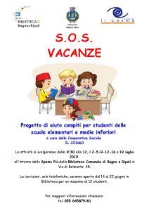 SOS Compiti alla Biblioteca di Bagno a Ripoli @ Biblioteca Comunale di Bagno a Ripoli